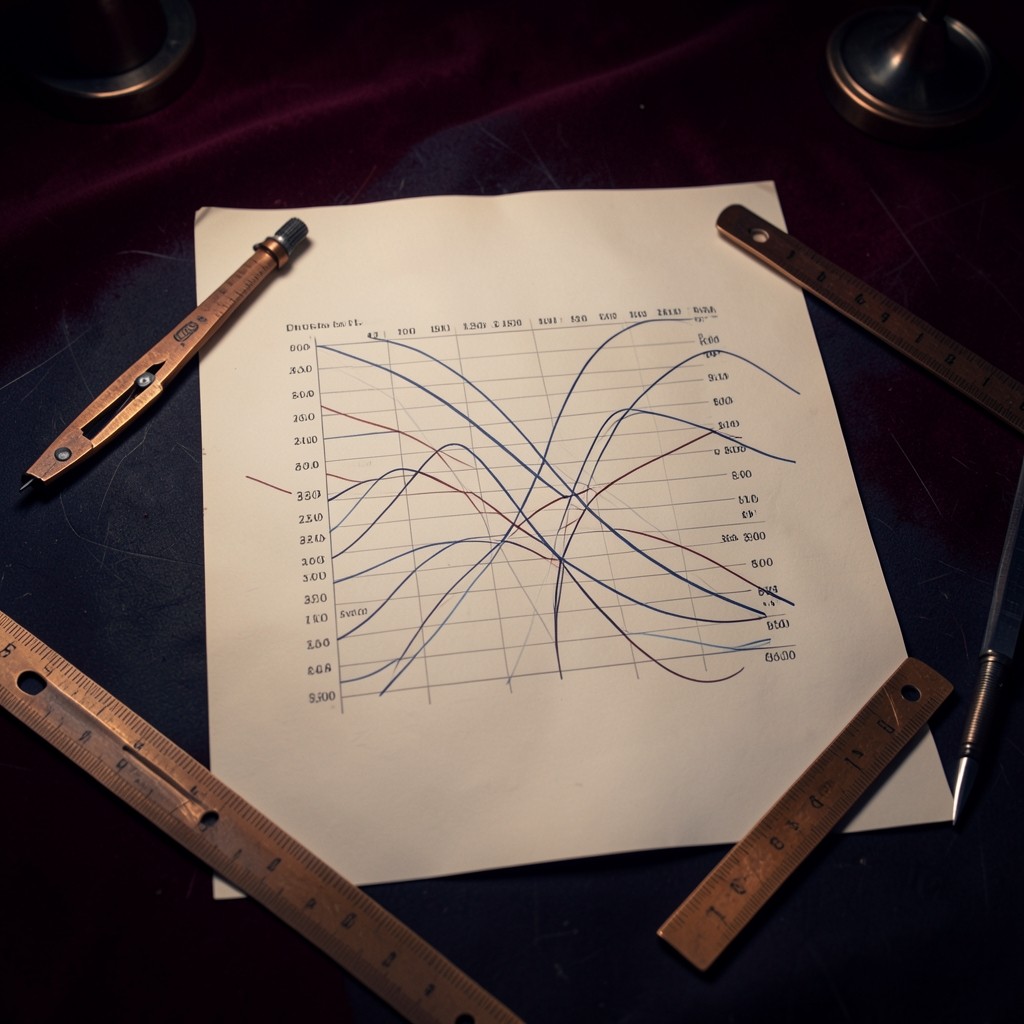 Annotated chart showing an extended third wave with calm desk lighting